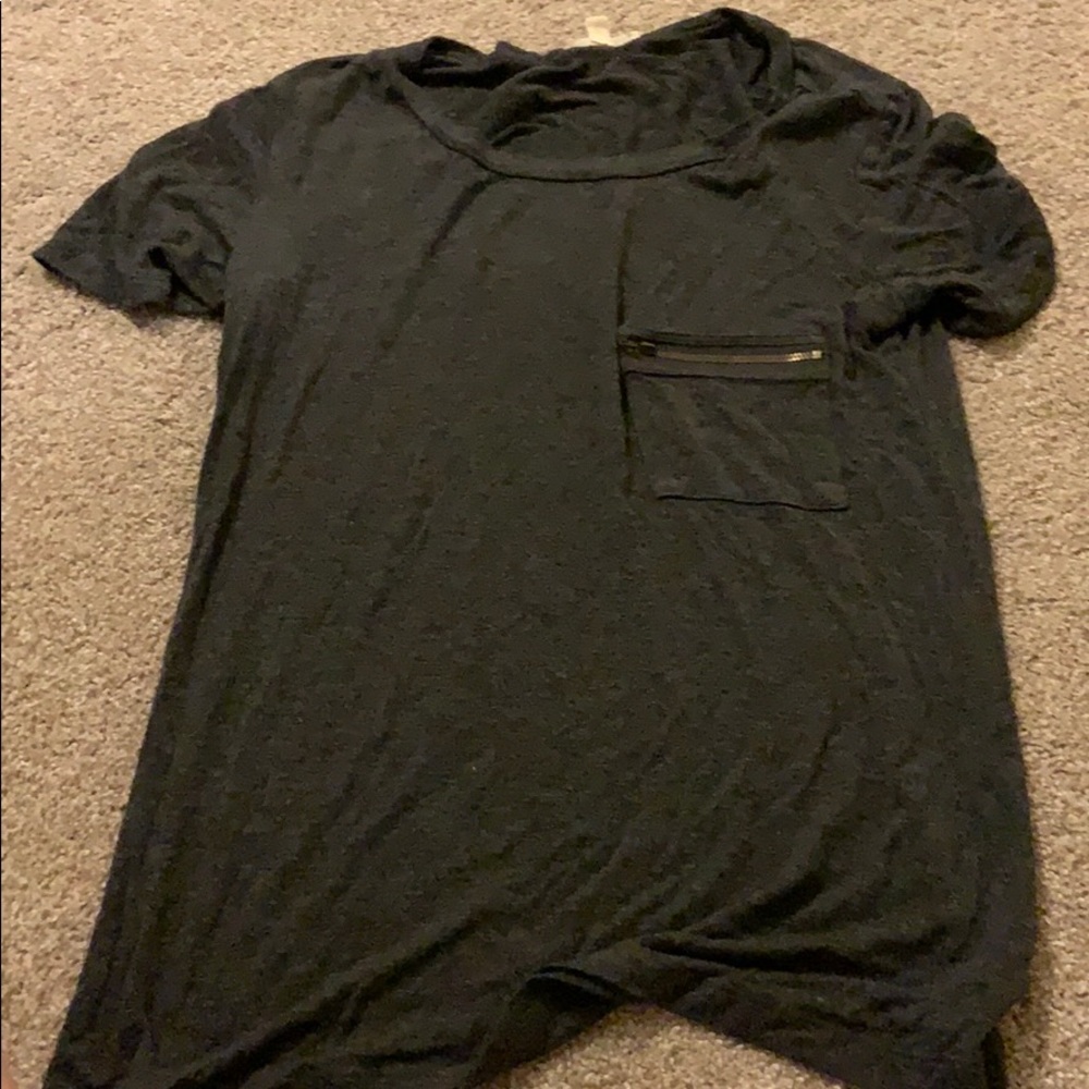 grey soft shirt